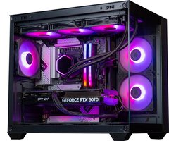 FlowUP Challenger - Gaming PC - AMD Ryzen 7 7800X3D - NVIDIA RTX 5070 12GB - 32GB DDR5 RAM - 1TB - Waterkoeling — cadeau in Mode & Accessoires