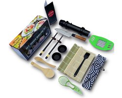 XXL Sushi Set - Sushi Maker - Sushi Bazooka Kit - Inc. 2 Paar Sushi Chopsticks en Avocado Snijder - Extra Komkommer Snijder - Sushi Maken — cadeau in Kookcadeaus