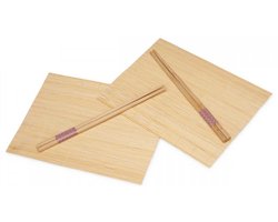 Bamboe Sushi Roller Mat - Sushi Maker Set - Rolmatje – Sushi Maker - Sushi Set - Sushi - 2 x Rolmat met stokjes - Sushi 6-Delig — cadeau in Kookcadeaus