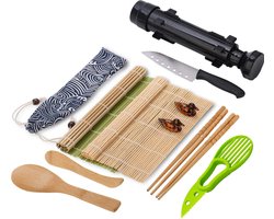 Sushi Maker Kit - Sushi bazooka kit - Sushi Maken - Milieuvriendelijk - XXL Sushi Set - LOUZIR — cadeau in Kookcadeaus