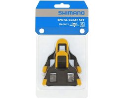 Shimano - SPD-SL SH11 Schoenplaatjes 6° Geel — cadeau in Cadeau-ideeën