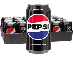 Pepsi Zero Sugar - 24 x 330 ml blikjes - Tray — cadeau in Cadeau-ideeën