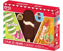 Casdon Ola set speelgoedijsjes – Set van 3 speelgoedijsjes | Met Calippo, Twister, Magnum — cadeau in Spellen & Speelgoed