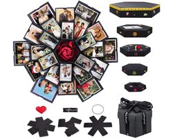 Consumerce® Explosion Box – Foto Love Box – Fotobox – Photo Box Boek – Cadeau Doos – Fotocadeau – Knutselen – Geschenkdoos – Valentijnsdag – Liefde - Relatie — cadeau in Eigen foto/tekst