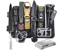 Survival Kit - Outdoor Noodpakket - Camping Set - Overleving Kit - Inclusief Opbergcase - Rheme — cadeau in Sport & Outdoor