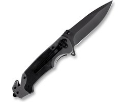 Survival zakmes outdoor – 1 hand open systeem en broekclip – 22.5 CM vouwmes – RVS — cadeau in Sport & Outdoor