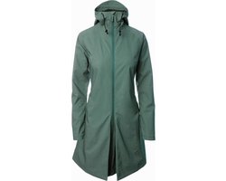 AGU SEQ Urban Outdoor - Regenjas Dames - 2 in 1 Poncho - Waterdicht - Ademend - Ventilatie rugpaneel - Groen - XS — cadeau in Mode & Accessoires