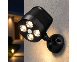 WoonWonder Nighthawk Wandlamp Buiten - Buitenlamp met Bewegingssensor - Muurlamp Zwart - Sensor Lamp voor Buiten - Automatisch - Waterdicht — cadeau in Cadeau-ideeën