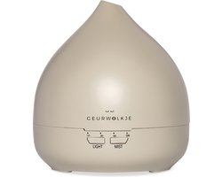 Geurwolkje Unity 2.0 Aroma Diffuser – Ultrasone Geurverspreider – Warm grijs — cadeau in Verzorging