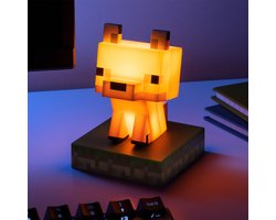 Minecraft Officieel Gelicentieerde Fox Vrijstaande Bureau Lamp, Gamingkamer Decoratie en Merchandise voor Jongens en Meisjes, Nachtlamp Cadeau‑accessoire voor Speelkamer en Slaapkamer – Paladone — cadeau in Gadgets