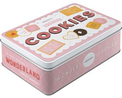 Tin box flat - Wonder cookies — cadeau in Wonen & Interieur
