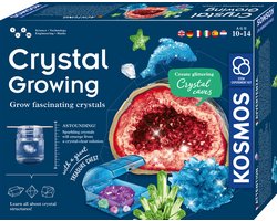 KOSMOS Crystal Growing - Experimenteerset - Kweek Je Eigen Gekleurde Kristallen - Maak Kristalgrotten en Kristalfiguren - Complete Scheikundeset - STEM Speelgoed - Vanaf 10 Jaar — cadeau in Spellen & Speelgoed