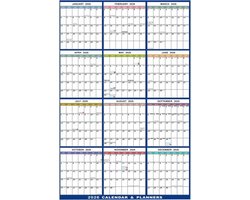 KZQ Jaarkalender 2026 Twaalf Maanden Uitwisbare Wandkalender Voor Thuis Kantoor School En Klaslokaal Planner Voor Leraar Student En Familie Cadeau Voor Kerstmis — cadeau in Cadeau-ideeën