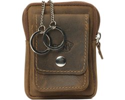 Riemtasje heren - Festival tasje - Riemtasje - Riemtasje dames - Heuptasje dames - Riemtas heren - Riemtasje leer - Heuptas riem - Riemtasje heren leer - Kado - Cadeau - Gadgets - Heuptas - Cadeau voor hem - Voor haar - Riemtasje leer - Gadgets — cadeau in Mode & Accessoires