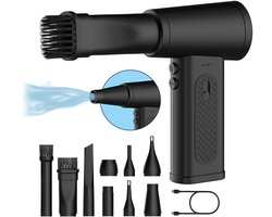Auto Stofzuiger van MMOBIEL – 120.000RPM, 7.4V, 4000mAh, USB-C – Elektrische Draagbare Air Duster Dust Blower voor PC, Toetsenbord, Laptop, Elektronica – Herbruikbaar en Oplaadbaar, Gadget Cadeau — cadeau in Elektronica