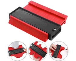 Meetgereedschap - Profielmal - Contour Profielmeter - Rood — cadeau in Cadeau-ideeën