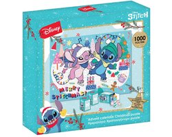 Disney Lilo & Stitch & Angel Adventskalender Puzzel 2026 / 2027 - 1000 Stukjes - 24 Doosjes - Aftelkalender Kerst & Sinterklaas Cadeau - 50x70 cm — cadeau in Spellen & Speelgoed