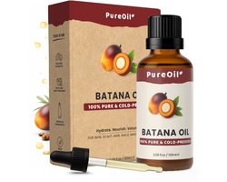 PureOil – Batana Olie 100ml – 100% Puur, Natuurlijk & Vegan – Voor Haar | Huid | Gezicht | Scalp | Nagels - Haargroei Oil - Wonderolie uit Honduras - Haarolie - Incl. Ebook - Sinterklaas Cadeautjes - Kerst cadeautjes — cadeau in Verzorging