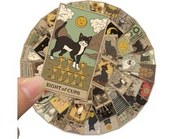 Mini Tarot Stickers - Bullet Journal & Planner - 72 stickers - Scrapbook Stickers - Cadeau onder 10 Euro, Sinterklaas, Kerst & Schoencadeau — cadeau in Cadeau-ideeën