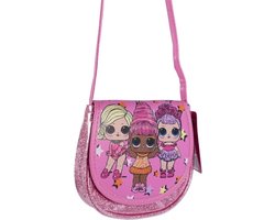 L.O.L. Suprise Kinder Tasje met Glitter - Roze - 14cm - Schoudertasje - Lol Suprise - Cadeau Meisje 5 Jaar - Cadeau Meisje 2 Jaar - Verjaardag cadeau Meisje - Sinterklaas Cadeau - Schoencadeautjes Sinterklaas — cadeau in Spellen & Speelgoed