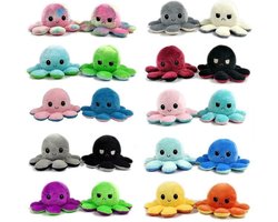 Octopus Mood Pluche Knuffel (Willekeurige Kleur) 15 cm {Inktvis Verwisselbaar Emotie knuffel - Fidget Toys Surprise - TikTok Cadeau inkt vis - Simple Dimple - Speelgoed Jongens Meisjes Kinderen} — cadeau in Spellen & Speelgoed