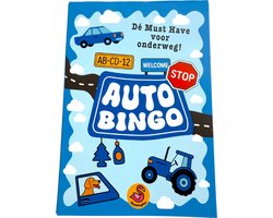 Flamingles Auto Bingo – Reisspel voor Onderweg – Spelletje voor in de Auto – Bingo voor Kinderen & Volwassenen – Vakantie Must-Have – Autospel Cadeau — cadeau in Partyspellen