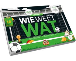 White Goblin Games - Wie Weet Wat: Voetbal - Partyspel - 2 tot 10 spelers - Speelt snel en de uitleg is nóg sneller - Wie Weet Wat speel je altijd, met iedereen en overal - Ideaal cadeau — cadeau in Partyspellen