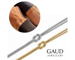 Love & Friendship Infinity Armband Set – Goud & Zilver – Unisex Vriendschapsarmband Set van 2 – Duurzaam Stainless Steel – Perfect cadeau voor liefde & vriendschap — cadeau in Sieraden