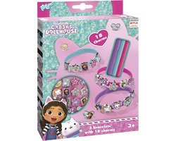 Gabby’s Poppenhuis Totum 3 schuif armbandjes maken met 18 schuifbedels | speelgoed meisjes vanaf 3 jaar Gabby’s Dollhouse — cadeau in Spellen & Speelgoed