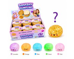 Jeppies® Squishy Dumpling – Stressbal Fidget Toy – Glitter Kleuren – Schoencadeautje - Blind Box – 1 stuk - Kans op Golden Secret — cadeau in Spellen & Speelgoed