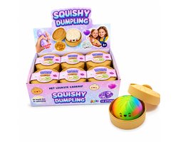 Jeppies® Squishy Dumpling - Squishy - Stressbal - Fidget Toy - 1 Stuk - Rainbow - Schoencadeautje — cadeau in Spellen & Speelgoed