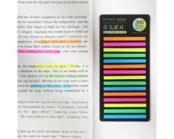 Index Tabs 300 tabs/stickers – 5 kleuren sticky notes – Transparante markeertabs voor boek annotatie en studie – Leuk kerstcadeau, sinterklaascadeau of schoencadeau voor hem en haar – Cadeaus onder €5 — cadeau in Cadeau-ideeën