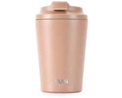 VANN® RVS Koffiebeker to go 350ml - Thermos travel mug - Koffiebeker isolerend met deksel voor onderweg en in de auto - Macchiato — cadeau in Koken & Dineren