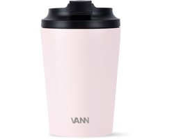 VANN® RVS Koffiebeker to go 350ml - Thermos travel mug - Koffiebeker isolerend met deksel voor onderweg en in de auto - Pastel — cadeau in Koken & Dineren