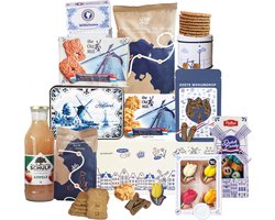 Holland Pakket - Giftset - Cadeaupakket - Verrassingspakket met diverse Hollandse lekkernijen en cadeautjes — cadeau in Kookcadeaus