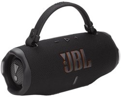 JBL Charge 6 - Draadloze Bluetooth Speaker met Afneembare Draagriem - Portable Muziek Box - 28 uur - Waterdicht - IP68 - Zwart — cadeau in Elektronica