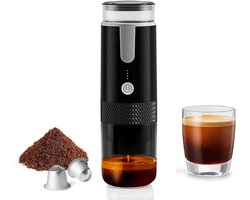 Mini-espressomachine voor op reis - Oplaadbaar & Handmatig - K Cup-capsules - Kamperen & Wandelen . — cadeau in Kookcadeaus