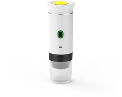Espressomachine voor op reis - Elektrisch - Auto koffiezetapparaat - Zelfverwarmend - USB-C - Thuis en auto - Camping koffiezetapparaat - Draagbaar — cadeau in Kookcadeaus