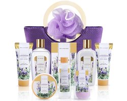 Spa Luxetique - Lavendel Sensation - XL Wellness Verwenpakket - Geschenkset Vrouwen - Wellness bath - Verjaardag Cadeau Vrouw, Moeder, Mama, Zus, Vriendin, Oma, Juf - Cadeaupakket voor haar - Cadeautje voor haar — cadeau in Verzorging