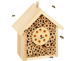 Bijenhotel - Bijenhuis - Insectenhotel - Insecten - Zomer - Must have voor in uw tuin! — cadeau in Tuin & Klussen