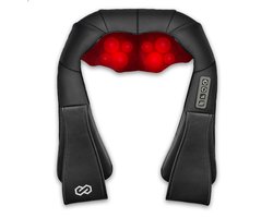 Shiatsu Massagekussen - Elektrisch - Nek, Schouder en Rug - Infrarood Warmtefunctie - 8 Massagekoppen - Massageapparaat — cadeau in Cadeau-ideeën