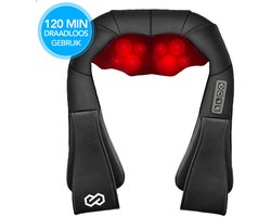 Infinity Goods Draadloos Shiatsu Massagekussen - Elektrisch - Nek, Schouder en Rug - Warmtefunctie - 8 Massagekoppen - Massageapparaat — cadeau in Cadeau-ideeën