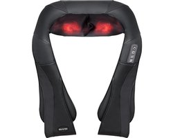 Auronic Shiatsu Massagekussen - Elektrisch Nekmassage Apparaat - Infrarood Warmtefunctie - Nek en Schouder Massage apparaat - Massage Apparaten - Zwart — cadeau in Cadeau-ideeën