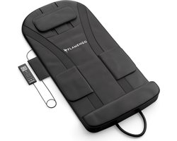 Flamengo® InfraStretch Massage Mat - Rugmassage en Nekmassage apparaat - Infrarood - Massagekussen - Massagematras - Compressiemassage – Elektrisch Warmtefunctie - Vibratie - Rug nek en schouders — cadeau in Cadeau-ideeën