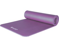 ForzaFit Yogamat Paars 183 x 61 x 1 cm - Extra dik - Yoga - Pilates - Fitness mat met Draagriem — cadeau in Sport & Outdoor