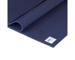 Ecoyogi Classic PVC Yogamat XL Blauw – Extra Lang (200x61 cm) – 6 mm Dikte voor Optimale Demping – Comfortabel & Slijtvast - Inclusief Draagriem – Ideaal voor Beginners – Extra Dikke Yoga Mat - Geschikt als Sport mat, Fitness mat en Pilates mat — cadeau in Sport & Outdoor