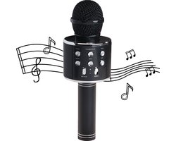Denver Karaoke Microfoon Bluetooth - Draadloos - Karaoke Set - Ingebouwde Speaker - AUX - MicroSD - KMS20 - Zwart — cadeau in Gadgets