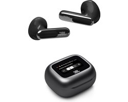JBL Live Flex 3 - Draadloze Noise Cancelling Oordopjes - Oortjes Draadloos - Smart Charging Case met Display - Bluetooth - Open-fit - 50 uur batterij - Zwart — cadeau in Elektronica