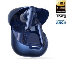 soundCore Liberty 4 Draadloze Oordopjes - Noise Cancelling - Blauw — cadeau in Elektronica