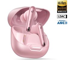 soundcore Liberty 4 NC - Wireless Noise Cancelling Earbuds (Roze) - 98.5% Noise Reduction - draadloze oordopjes - Adaptive Noise Cancelling to Ears and Environment - Hi-Res Sound - 50H Battery — cadeau in Elektronica
